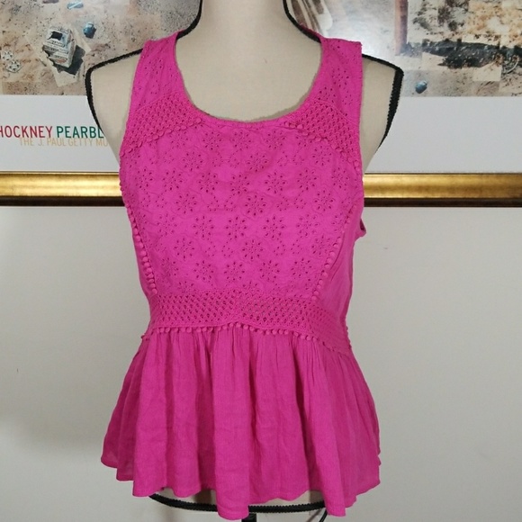 Hollister Tops - Hollister Hot Pink Top NWT